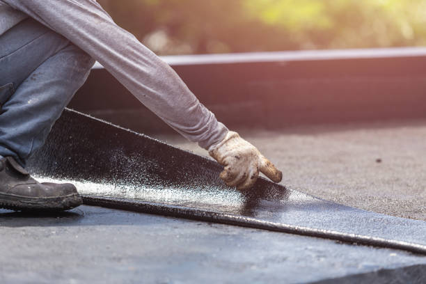 Professional Waterproofing technician working in North Robinson, OH